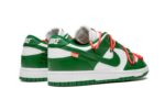 Nike Dunk Low Off-White Pine Green - vue 3