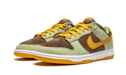 Nike Dunk Low Olive Brown Orange - vue 2