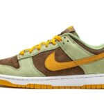 Nike Dunk Low Olive Brown Orange authentique