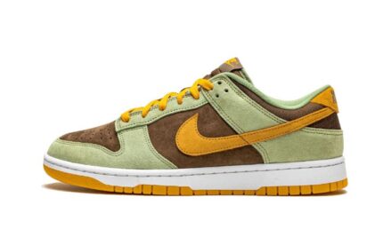 Nike Dunk Low Olive Brown Orange authentique