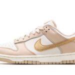 Nike Dunk Low Phantom Metallic Gold authentique