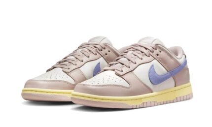 Nike Dunk Low Pink Oxford White - vue 2