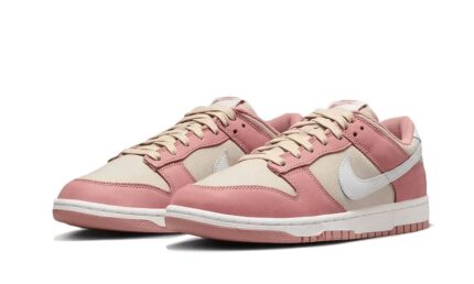 Nike Dunk Low Red Stardust Sanddrift - vue 2