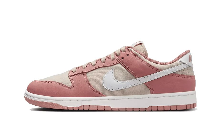 nike-dunk-low-red-stardust-sanddrift-858121 Nike Dunk Low Red Stardust Sanddrift authentique