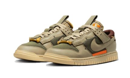 Nike Dunk Low Remastered Medium Olive - vue 2