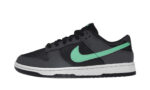 Nike Dunk Low Retro Black Green Glow authentique