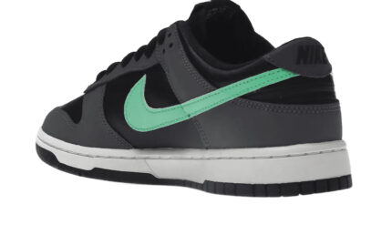 Nike Dunk Low Retro Black Green Glow - vue 2