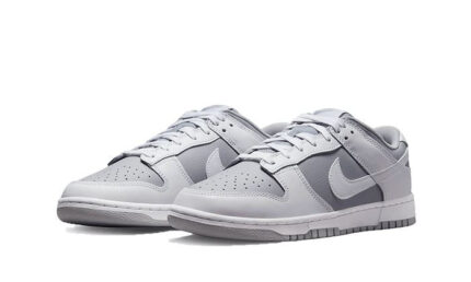 Nike Dunk Low Retro White Grey - vue 2