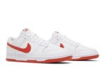 Nike Dunk Low Retro White Picante Red - vue 2