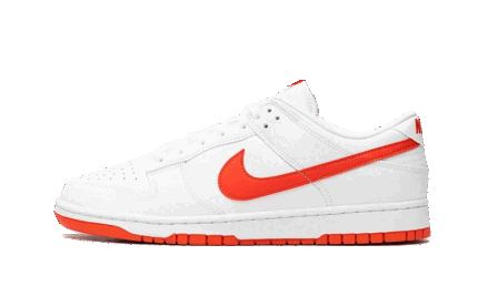 Nike Dunk Low Retro White Picante Red authentique