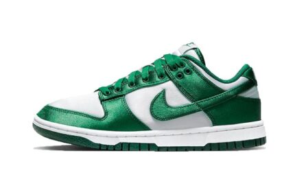 Nike Dunk Low Satin Green authentique