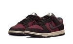 Nike Dunk Low SE Fleece Burgundy Crush - vue 2