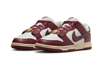 Nike Dunk Low SE Sail Team Red - vue 2