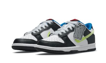 Nike Dunk Low Signal Blue Lemon Twist - vue 2