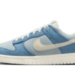 Nike Dunk Low Smokey Blue Denim authentique