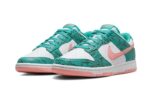 Nike Dunk Low Snakeskin Washed Teal Bleached Coral - vue 2