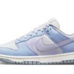 Nike Dunk Low White Blue Airbrush authentique