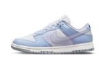 Nike Dunk Low White Blue Airbrush authentique