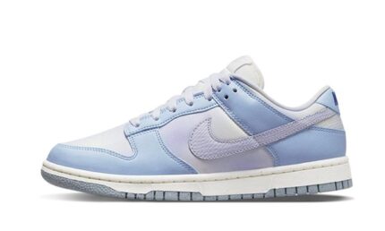 Nike Dunk Low White Blue Airbrush authentique