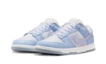 Nike Dunk Low White Blue Airbrush - vue 2