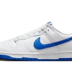 Nike Dunk Low White Hyper Royal authentique