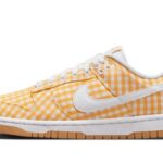 Nike Dunk Low Yellow Gingham authentique