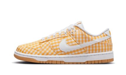 Nike Dunk Low Yellow Gingham authentique
