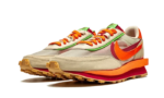 Nike LD Waffle Sacai Clot Kiss Of Death Net Orange Blaze - vue 2