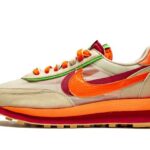 Nike LD Waffle Sacai Clot Net Orange Blaze authentique