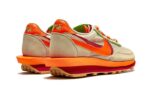 Nike LD Waffle Sacai Clot Net Orange Blaze - vue 3