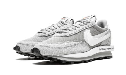 Nike LD Waffle Sacai Fragment Wolf Grey - vue 2