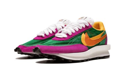 Nike LD Waffle Sacai Pine Green Del Sol - vue 2