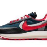 Nike LD Waffle Sacai Undercover Midnight Spruce University Red authentique