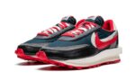 Nike LD Waffle Sacai Undercover Midnight Spruce University Red - vue 2