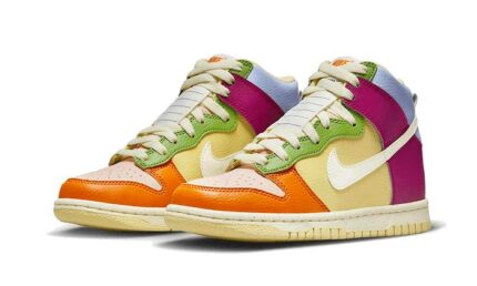 Nike Nike Dunk High Multi-Color - vue 2