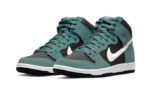 Nike SB Dunk High Green Suede - vue 2