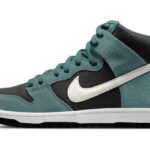 Nike SB Dunk High Green Suede authentique
