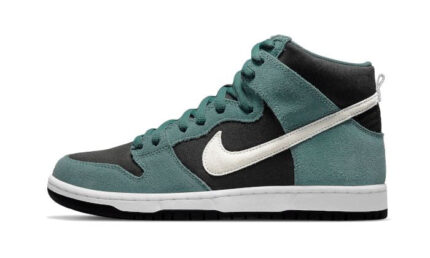 Nike SB Dunk High Green Suede authentique