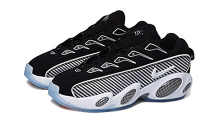 Nike NOCTA Glide Black White - vue 2