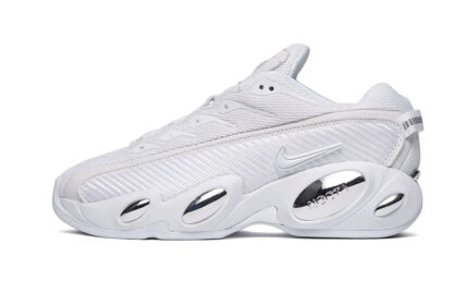 Nike NOCTA Glide Drake White Chrome authentique