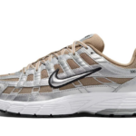 Nike P-6000 Khaki Metallic Silver authentique