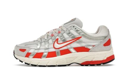 Nike P-6000 Sail Pale Ivory Light Bone Picante Red authentique