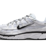 Nike P-6000 White Metallic Silver Black authentique