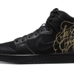 Nike SB Dunk High FAUST Black Gold authentique