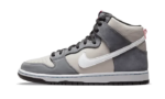 Nike SB Dunk High Medium Grey Pink authentique