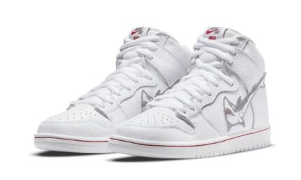 Nike SB Dunk High Oski Great White Shark - vue 2