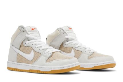 Nike SB Dunk High Pro ISO Orange Label Unbleached Natural - vue 2