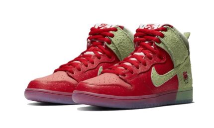 Nike SB Dunk High Pro QS Strawberry Cough - vue 2