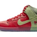 Nike SB Dunk High Pro QS Strawberry Cough authentique