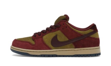 Nike SB Dunk Low Dark Team Red Olive Flak authentique